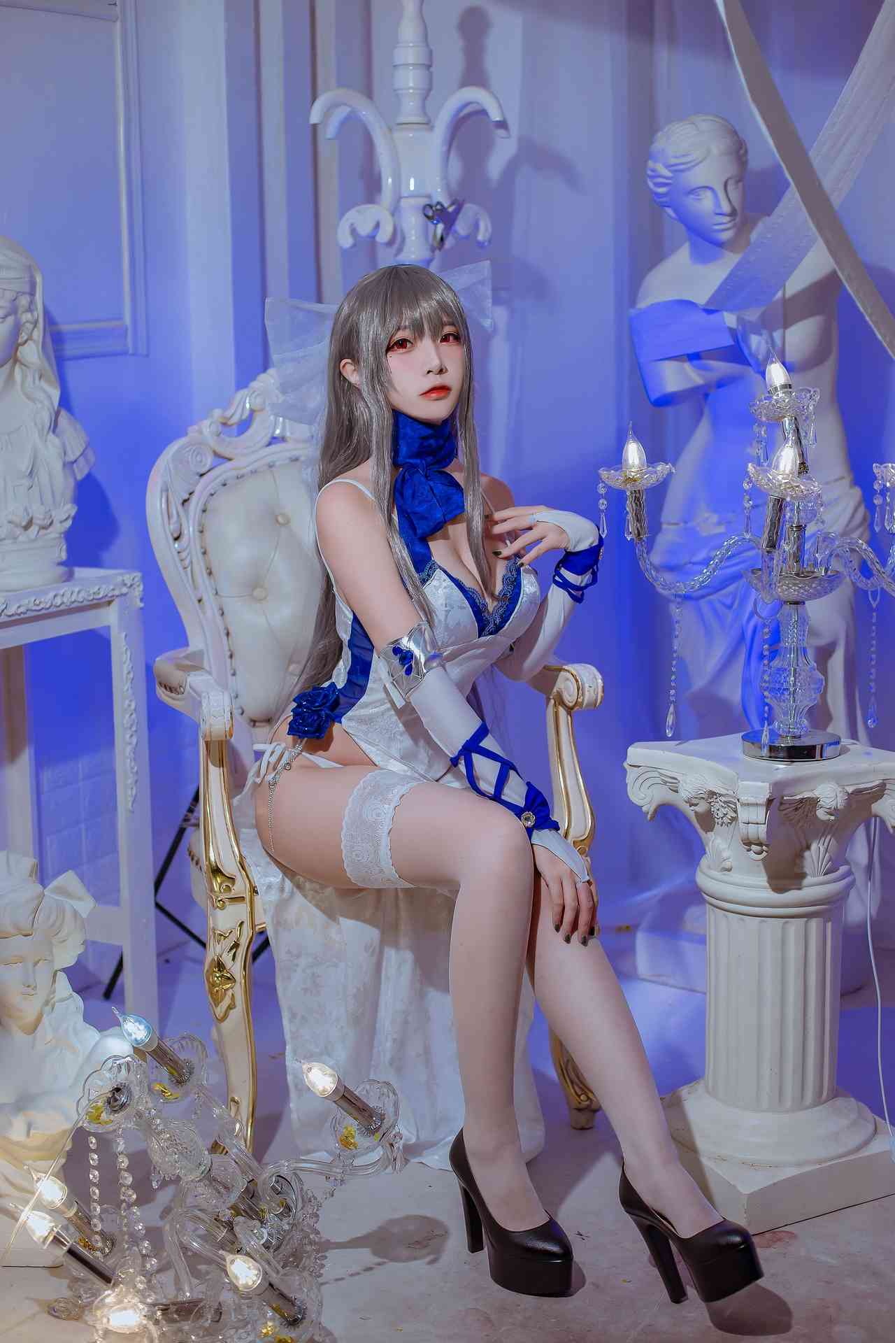 二佐Nisa碧蓝航线 路易九礼服